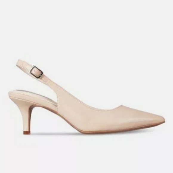 Alfani Shoes - Alfani Step 'N Flex Babbsy Pointed-Toe Slingback Pumps Pink Size women's 10.5